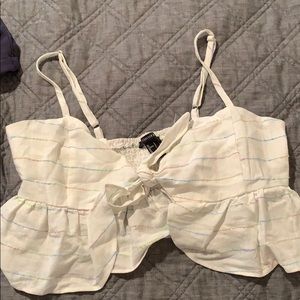 Tie front Crop Top BRAND NEW WITH TAGS